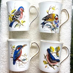 Rosina Tea Cup Set Wild Birds Spring vintage